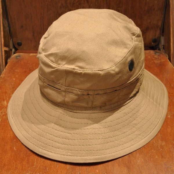 50-60s Deadstock British Army Drill Jungle hat , デッドストック